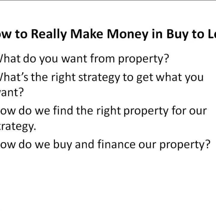 How to Make Real Money in Buy to Let