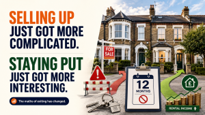 Selling up just got more complicated graphic