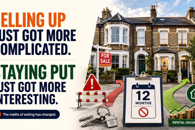 Selling up just got more complicated graphic