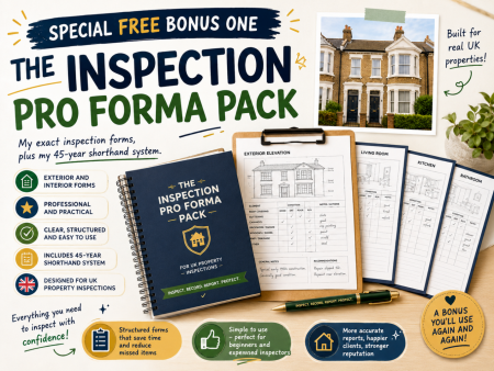 The Property Inspection Pro Forma bonus graphic