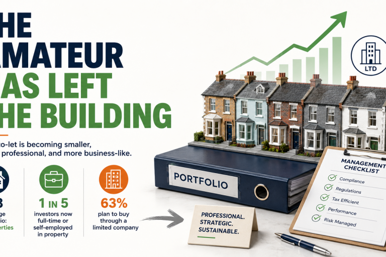 The amateur landlord has left the building graphic
